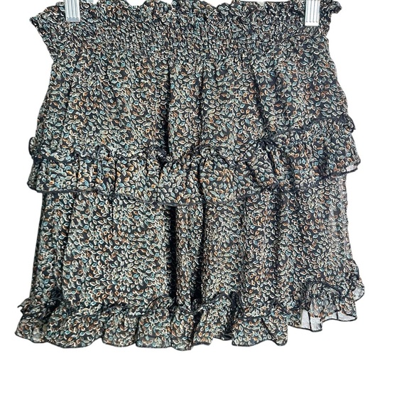 5 for $40 SALE! 
Vestique Colorful Short Ruffled Two Tiered Lined Mini Skirt S - Picture 3 of 12